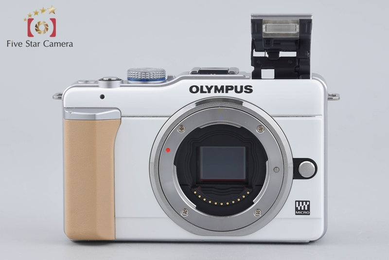 Olympus PEN E-PL1 White 12.3 MP Digital Mirrorless Camera Body