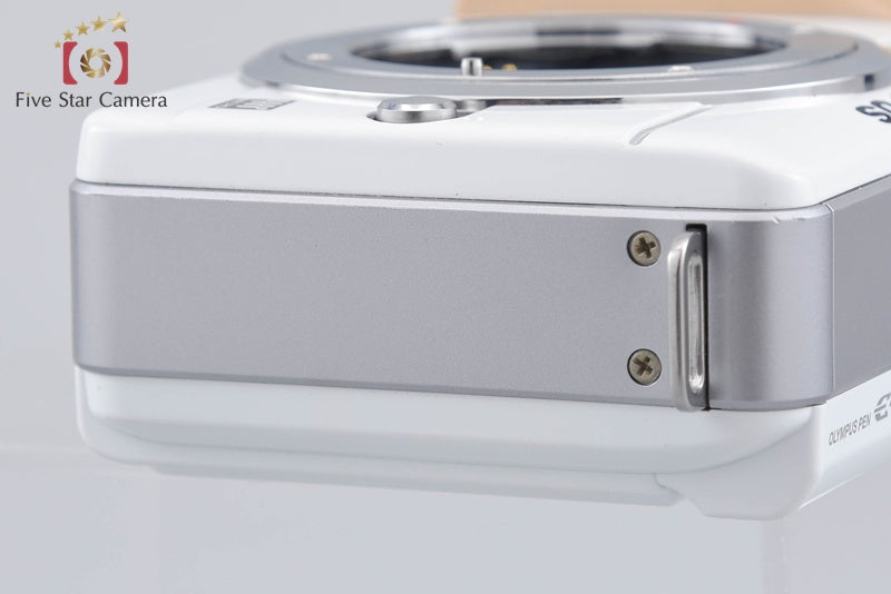 Olympus PEN E-PL1 White 12.3 MP Digital Mirrorless Camera Body