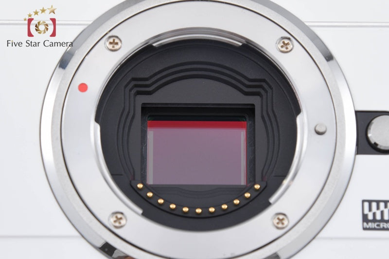 Olympus PEN E-PL1 White 12.3 MP Digital Mirrorless Camera Body