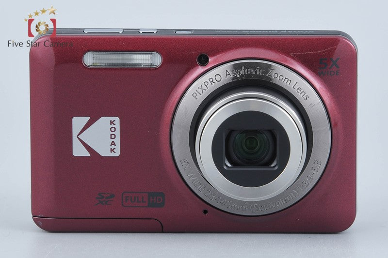 Kodak PIXPRO FZ55 Red 16.0 MP Digital Camera w/ Box