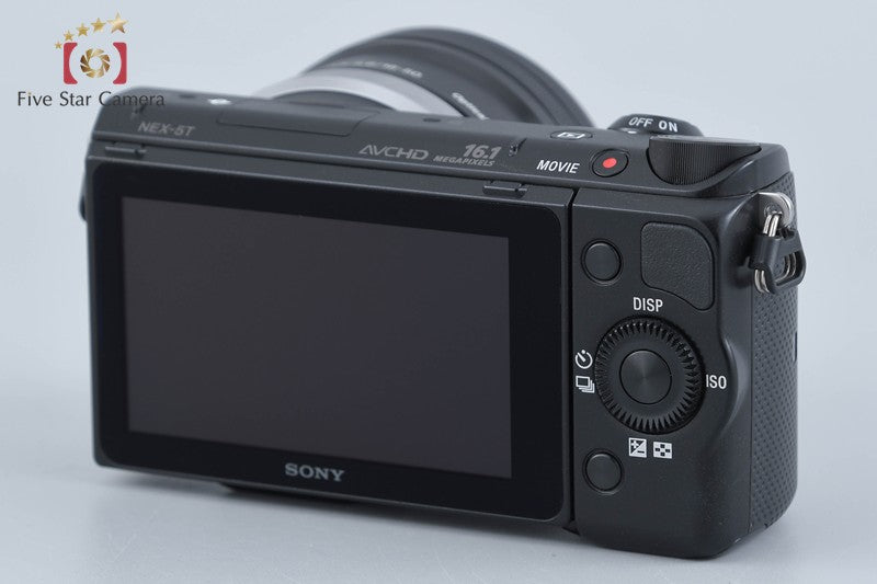 Sony α NEX-5T Black 16.1 MP Digital Camera 16-50 Lens [Multiple Languages]