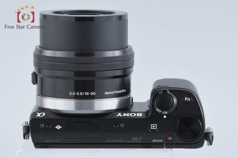 Sony α NEX-5T Black 16.1 MP Digital Camera 16-50 Lens [Multiple Languages]