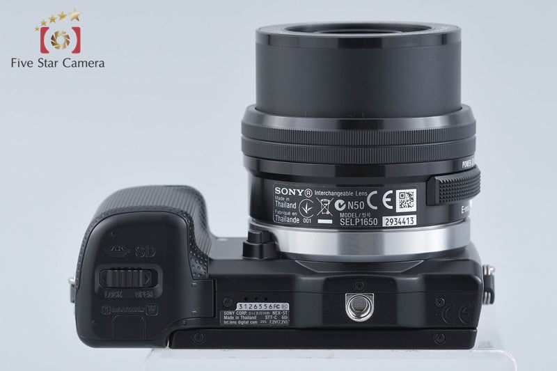 Sony α NEX-5T Black 16.1 MP Digital Camera 16-50 Lens [Multiple Languages]