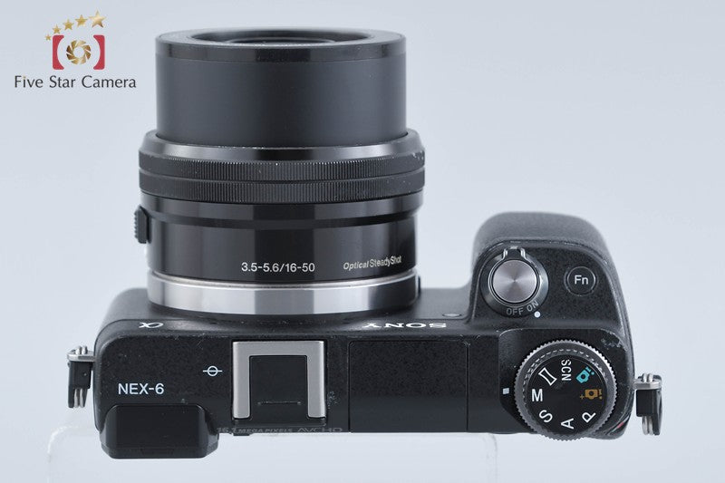 Sony α NEX-6 Black 16.1 MP Digital Camera 16-50 Lens [Multiple Languages]