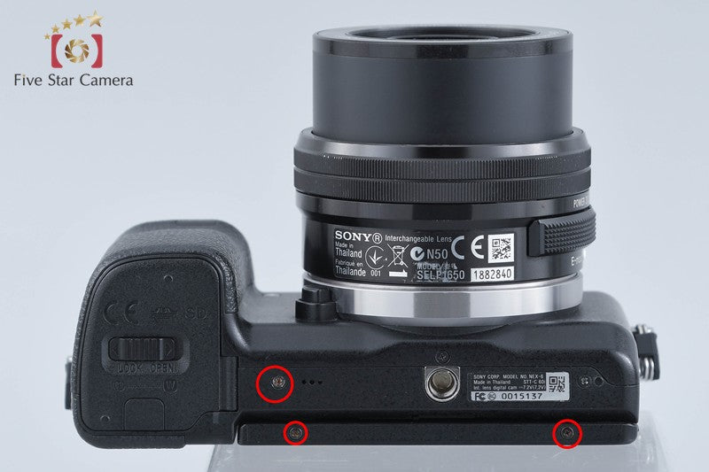 Sony α NEX-6 Black 16.1 MP Digital Camera 16-50 Lens [Multiple Languages]