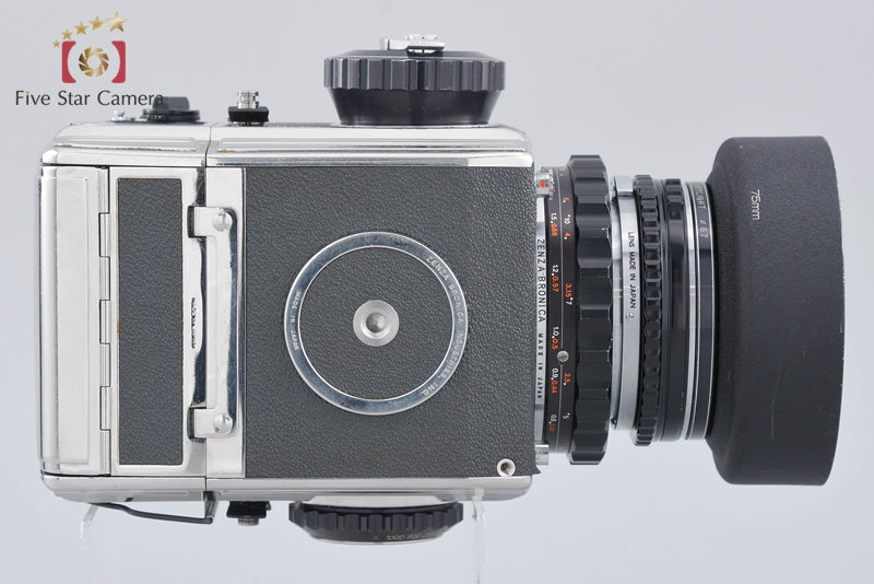 Zenza Bronica S2 Early Model Silver + Nikon NIKKOR-P 75mm f/2.8
