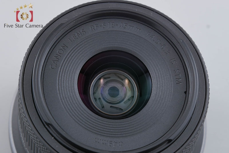 Canon RF-S 18-45mm f/4.5-6.3 IS STM Black