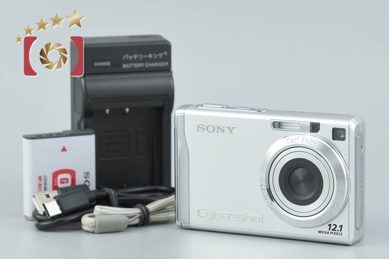 SONY Cyber-shot DSC-W200 Silver 12.1 MP Digital Camera [Japanese Language Only]