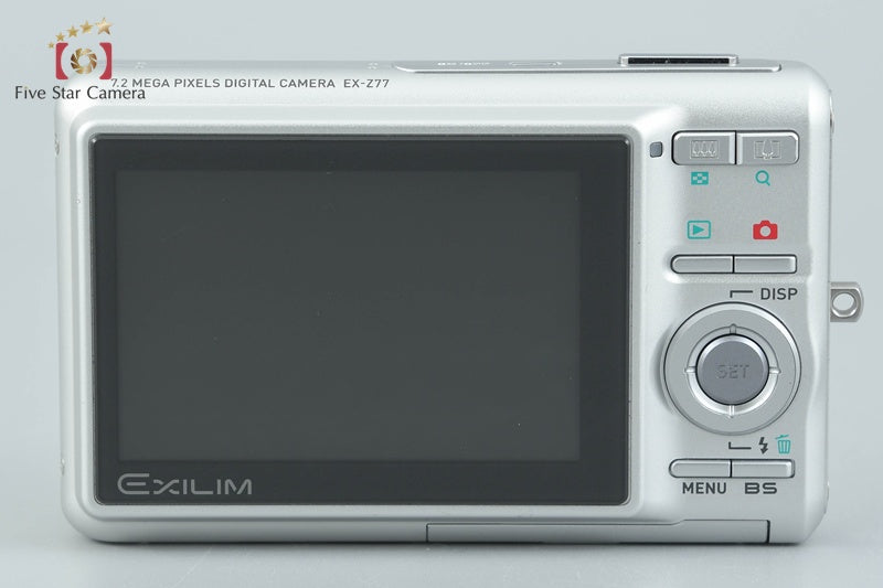 CASIO EXILIM EX-Z77 Silver 7.2 MP Digital Camera