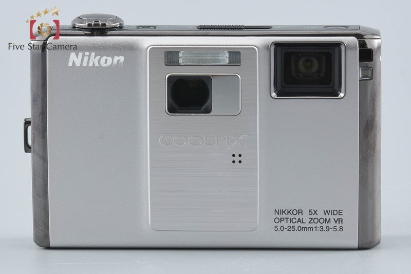 Nikon COOLPIX S1000pj Silver 12.1 MP Digital Camera