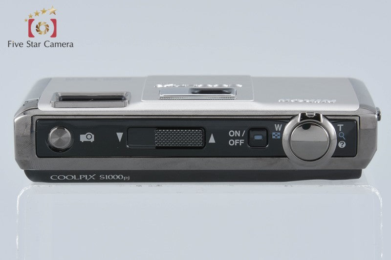 Nikon COOLPIX S1000pj Silver 12.1 MP Digital Camera