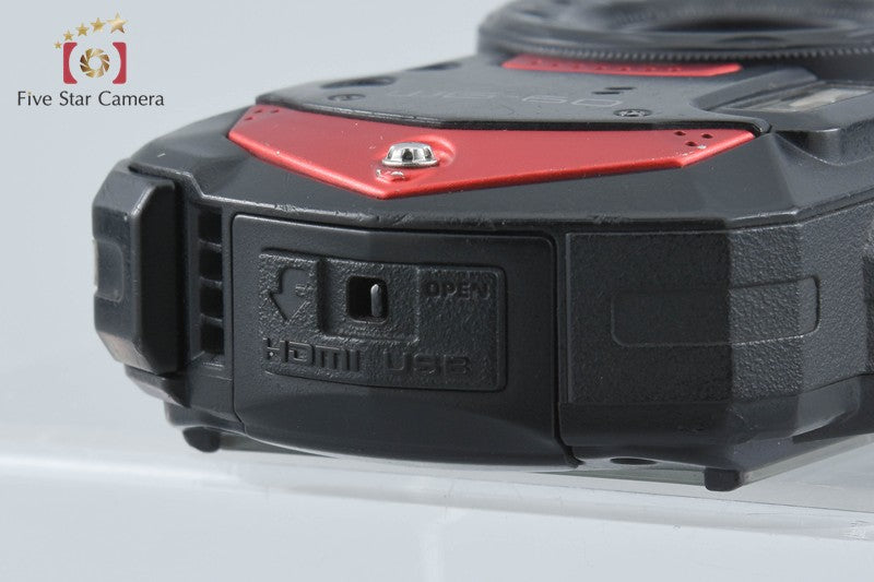 Ricoh PENTAX WG-60 Red 16.0 MP Waterproof Action Camera