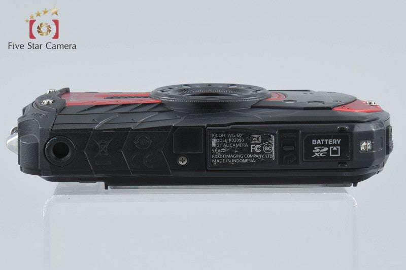 Ricoh PENTAX WG-60 Red 16.0 MP Waterproof Action Camera