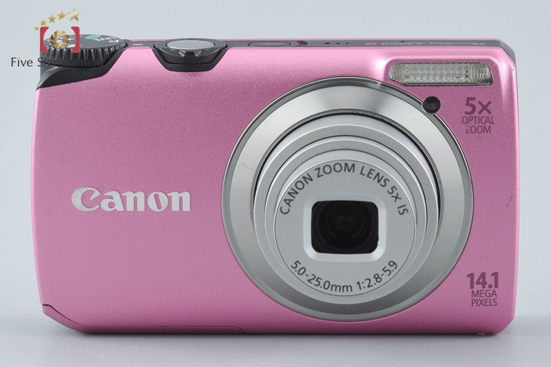 Canon PowerShot A3200 IS Pink 14.1 MP Digital Camera