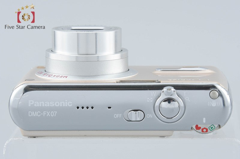 Panasonic LUMIX DMC-FX07 Gloss Gold 7.2 MP Digital Camera