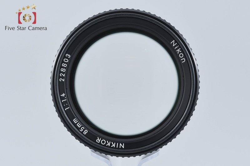 Nikon Ai-S NIKKOR 85mm f/1.4 2026.07 Overhauled!!