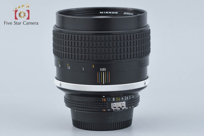 Nikon Ai-S NIKKOR 85mm f/1.4 2026.07 Overhauled!!