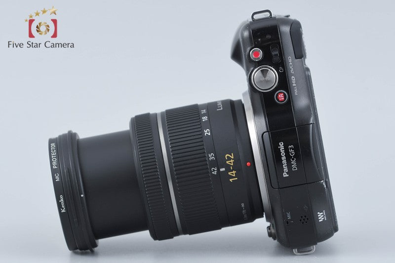 Panasonic LUMIX DMC-GF3 Black 12.1 MP 14-42 Lens [Japanese Language Only]