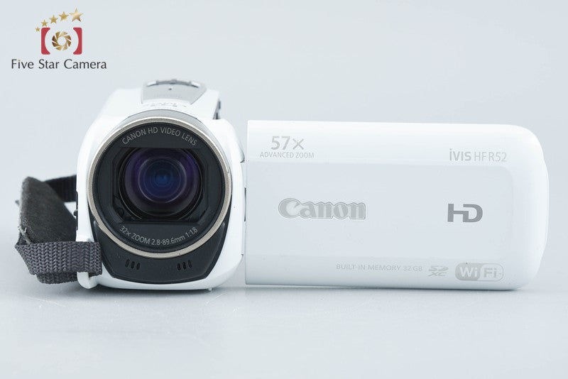 Canon iVIS HF R52 White Full HD Digital Camcorder