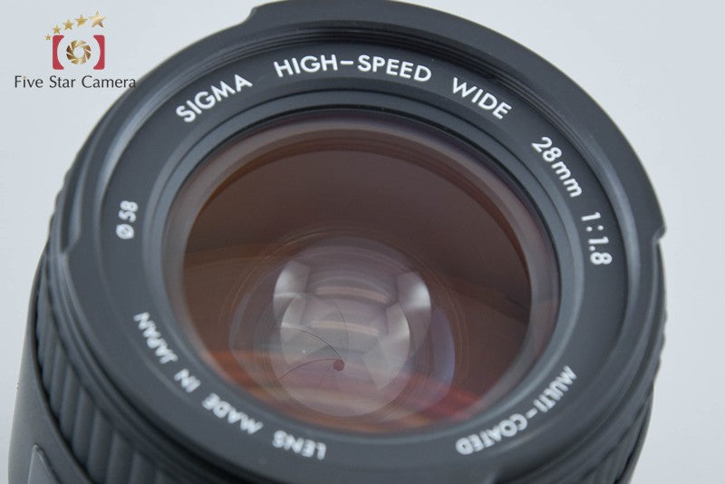 Sigma High Speed Wide 28mm f/1.8 Aspherical for Sony / Minolta A Mount Lens