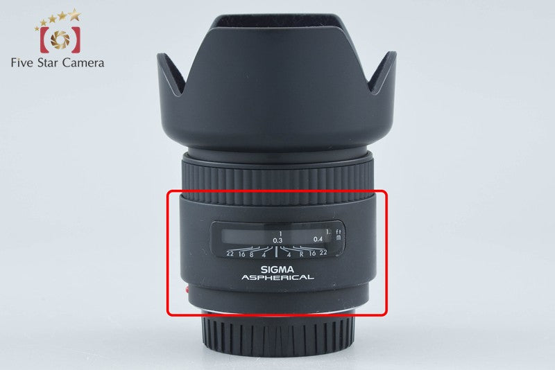 Sigma High Speed Wide 28mm f/1.8 Aspherical for Sony / Minolta A Mount Lens