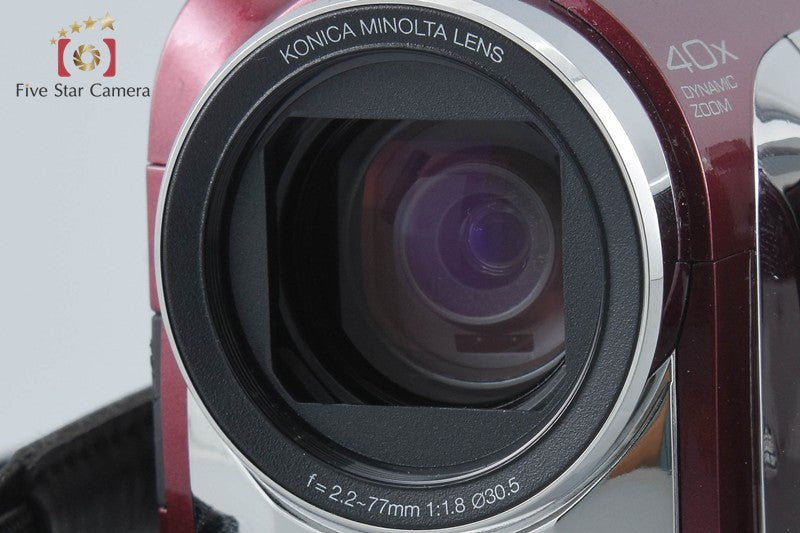 JVC Everio GZ-MG650 Red Digital Video Camcorder [Japanese Language Only]