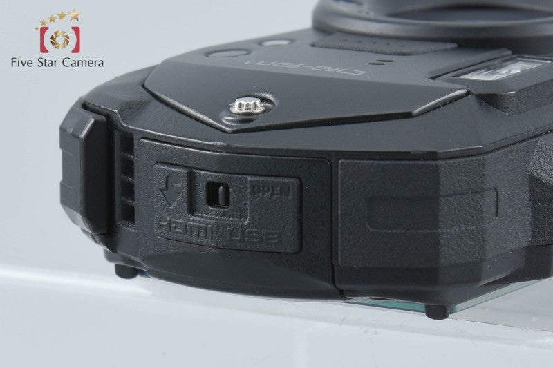 "Shutter count 3,155" Ricoh Pentax WG-80 Black 16.0 MP Waterproof Action Camera