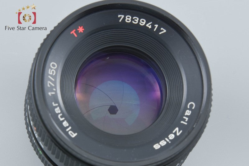 CONTAX Carl Zeiss Planar 50mm f/1.7 T* MMJ
