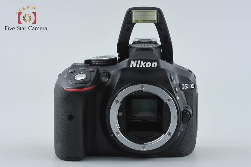 "Shutter count 2,855" Nikon D5300 Black 24.2 MP DSLR Camera Body