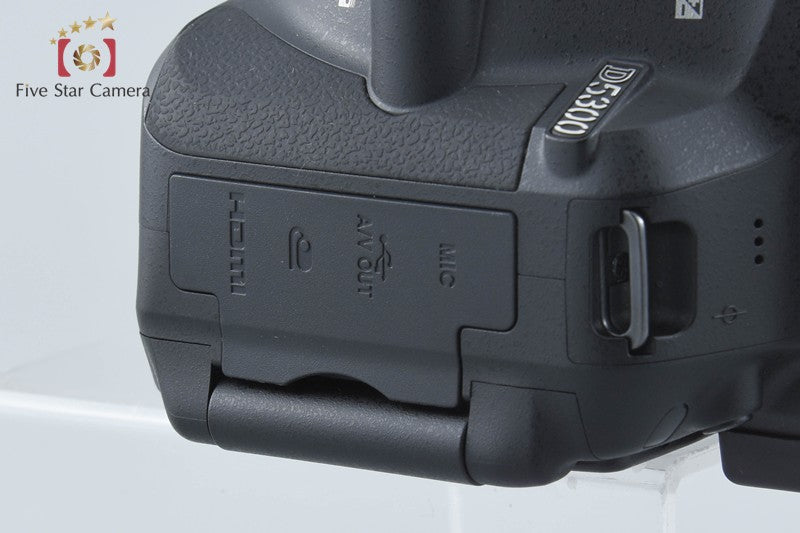 "Shutter count 2,855" Nikon D5300 Black 24.2 MP DSLR Camera Body