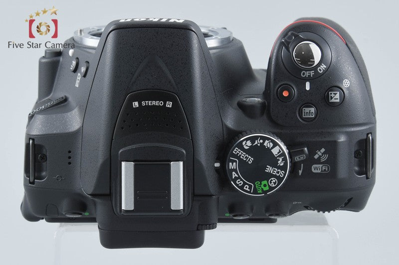 "Shutter count 2,855" Nikon D5300 Black 24.2 MP DSLR Camera Body