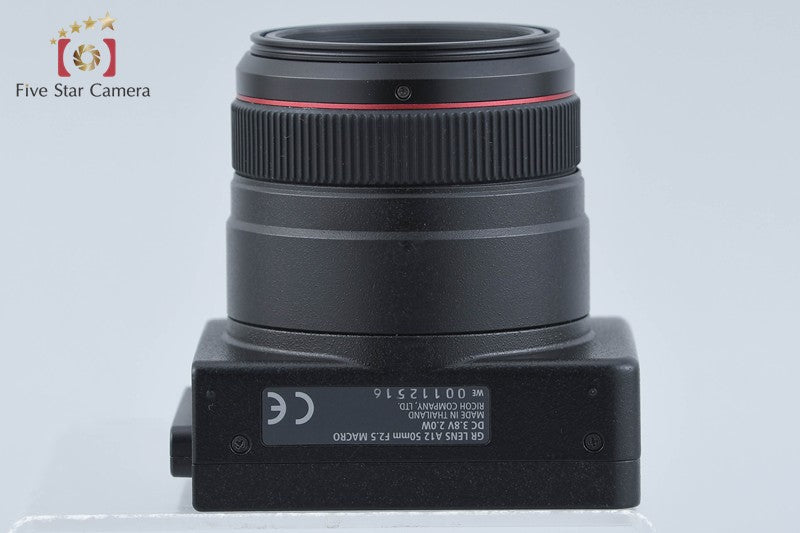 "Shutter count 7" Ricoh GR Lens A12 50mm f/2.5 MACRO for GXR