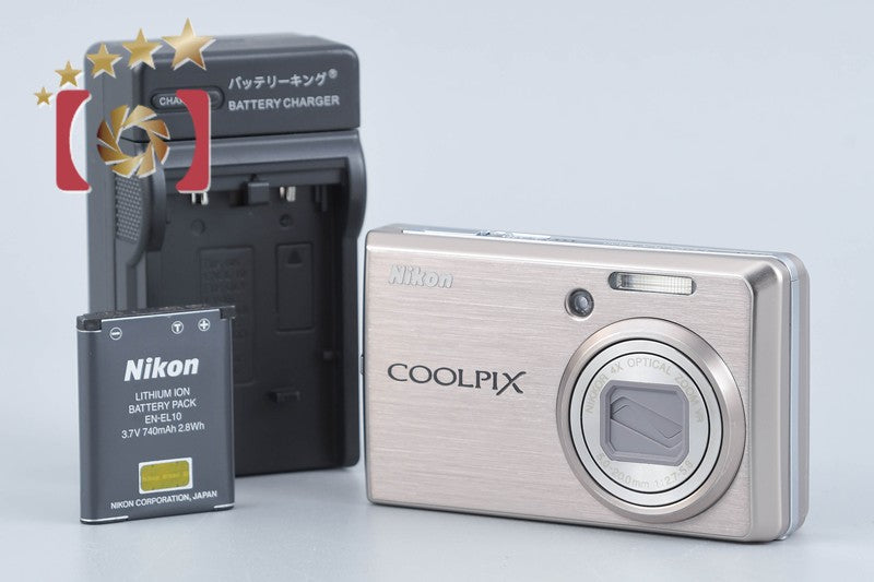 Nikon COOLPIX S600 Pink Gold 10.0 MP Digital Camera