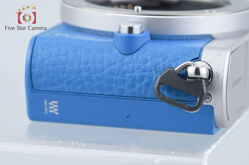 "Count 3,689" Panasonic LUMIX DMC-GM1S Blue 16.0 MP Mirrorless Camera