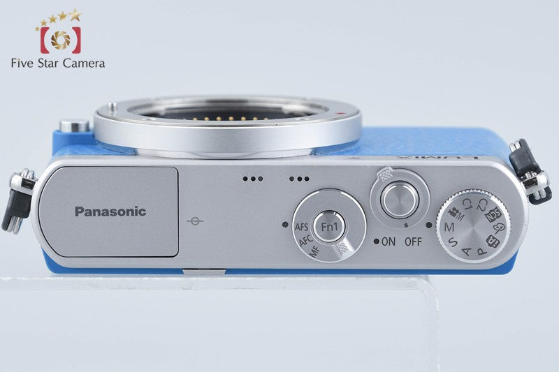 "Count 3,689" Panasonic LUMIX DMC-GM1S Blue 16.0 MP Mirrorless Camera