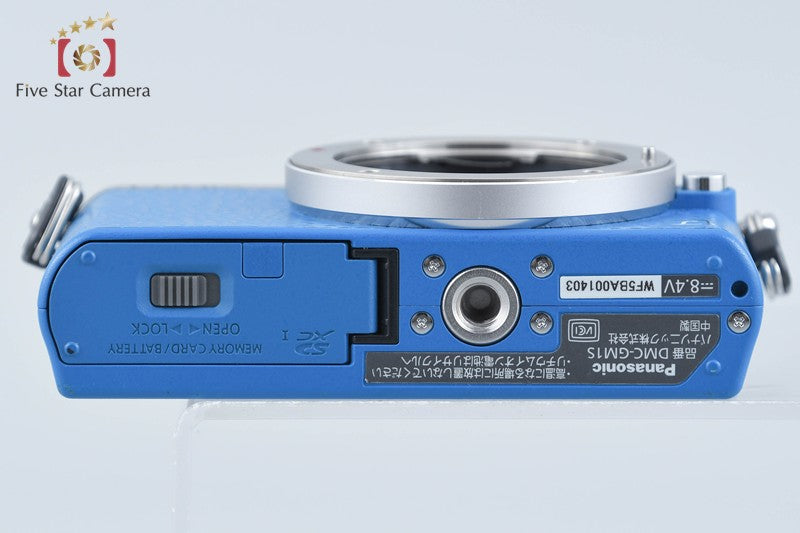 "Count 3,689" Panasonic LUMIX DMC-GM1S Blue 16.0 MP Mirrorless Camera