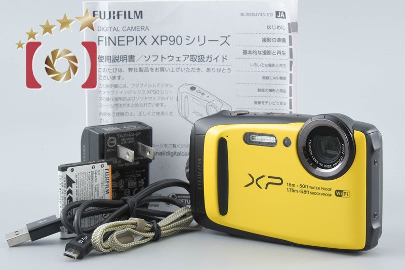 Fujifilm FINEPIX XP90 Yellow 16.4 MP Digital Camera