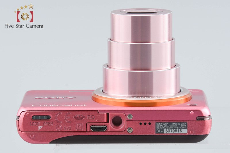 SONY Cyber-shot DSC-WX100 Pink 18.2 MP Digital Camera [Multiple Languages]