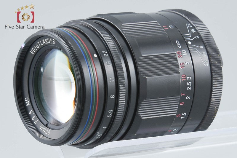 Voigtlander APO-LANTHAR 90mm f/3.5 MC Black L39 LTM Leica Thread Mount Lens