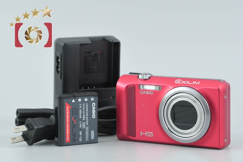 Casio HIGH SPEED EXILIM EX-ZR500 Red 16.1 MP Digital Camera