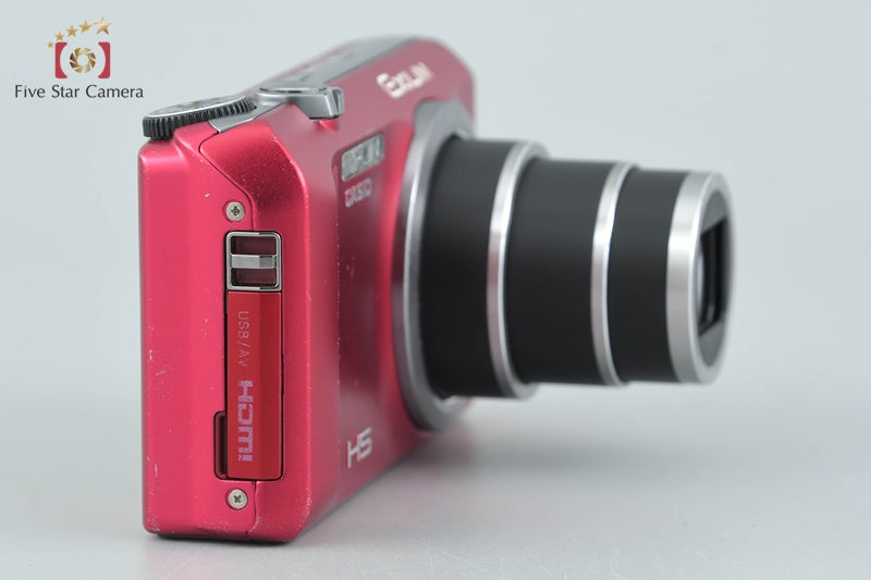 Casio HIGH SPEED EXILIM EX-ZR500 Red 16.1 MP Digital Camera