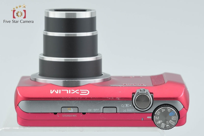 Casio HIGH SPEED EXILIM EX-ZR500 Red 16.1 MP Digital Camera