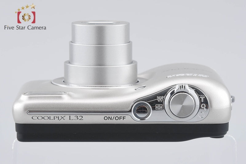 Nikon COOLPIX L32 Silver 20.1 MP Digital Camera
