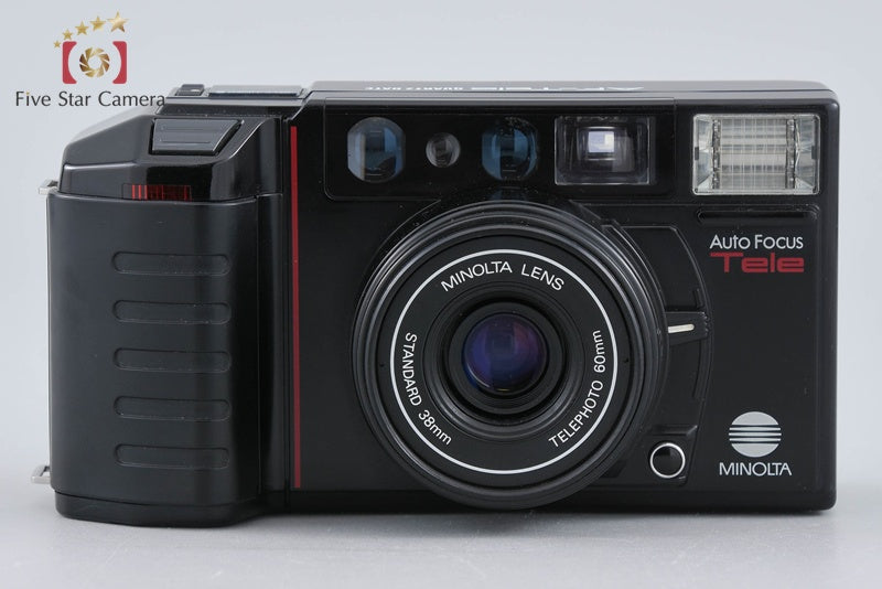 Minolta AF-Tele QUARTZ DATE 35mm Point & Shoot Film Camera