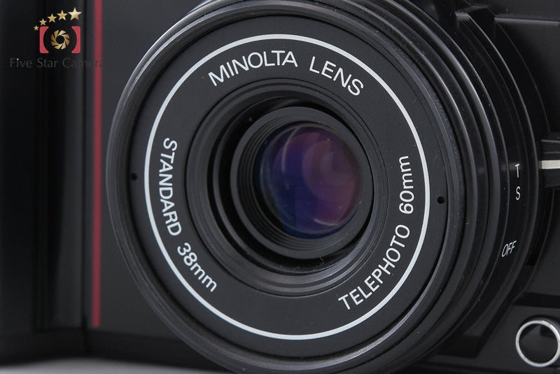 Minolta AF-Tele QUARTZ DATE 35mm Point & Shoot Film Camera