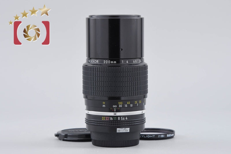 Nikon New NIKKOR 200mm f/4 Non Ai Lens
