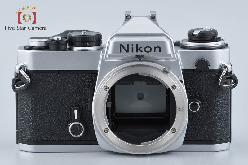 Nikon FE Silver 35mm SLR Film Camera Body