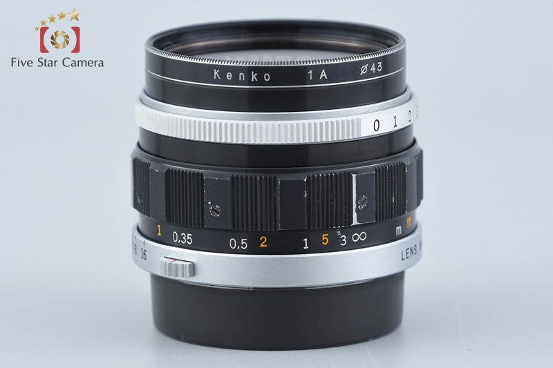 OLYMPUS E.ZUIKO AUTO-W 25mm f/4 for Pen F FT FV