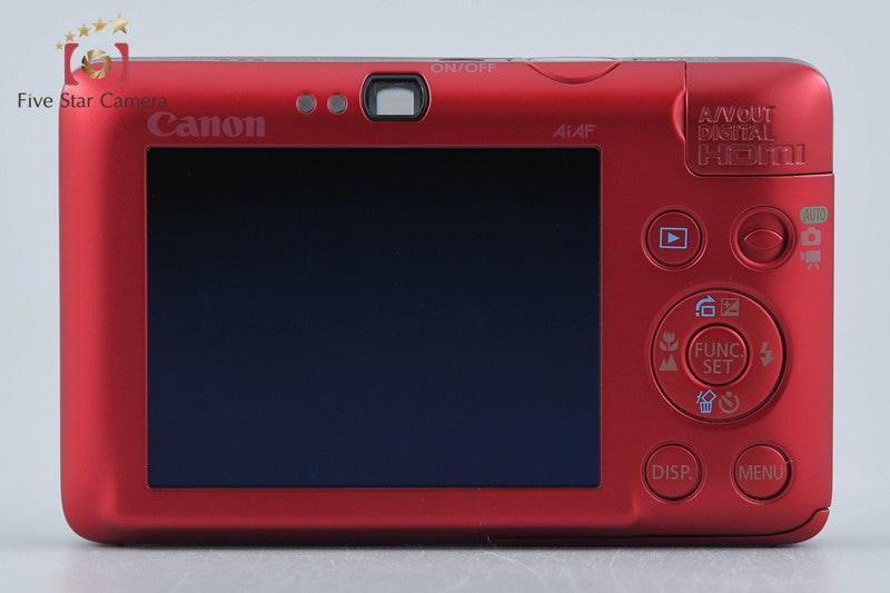 Canon IXY DIGITAL 210 IS Red 12.1 MP Digital Camera
