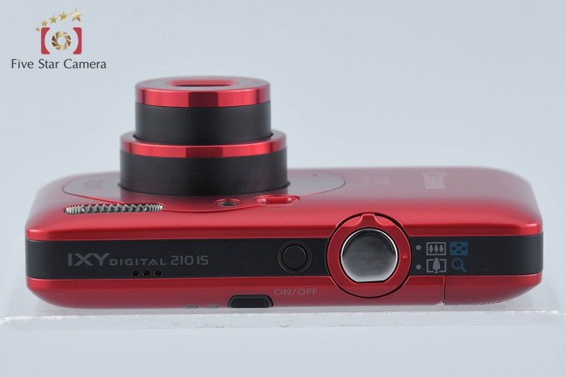 Canon IXY DIGITAL 210 IS Red 12.1 MP Digital Camera